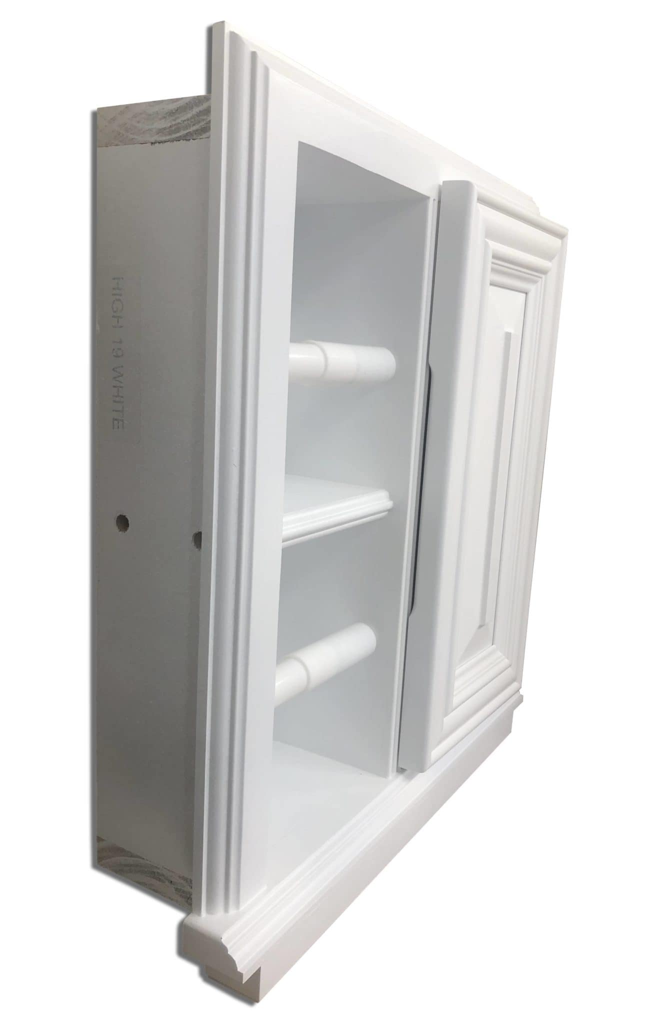 Highlands-19 Solid Wood Recessed In Wall Double Toilet Paper Holder With Cabinet – 14 x 16.25 - Image 12