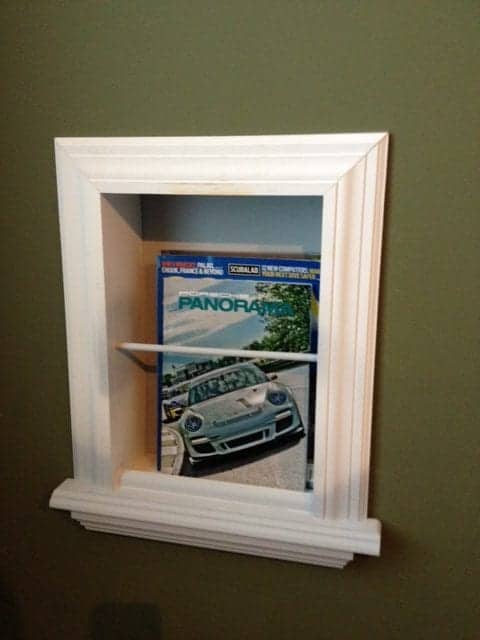 Monterey-1 Recessed Magazine Rack