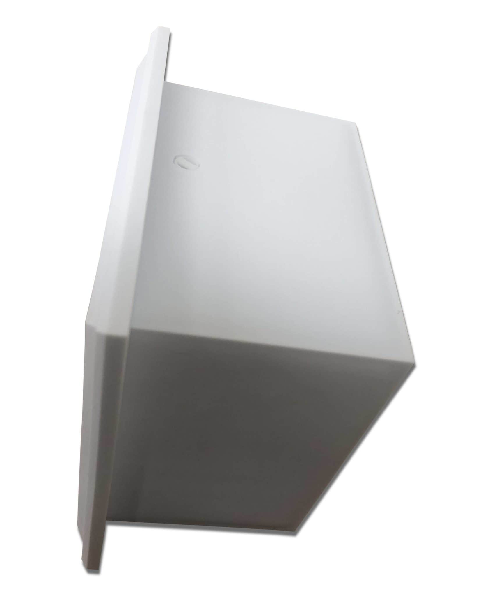 Rebel-1 recessed in wall plastic toilet paper holder - 5.5 x 5.5 - Image 8