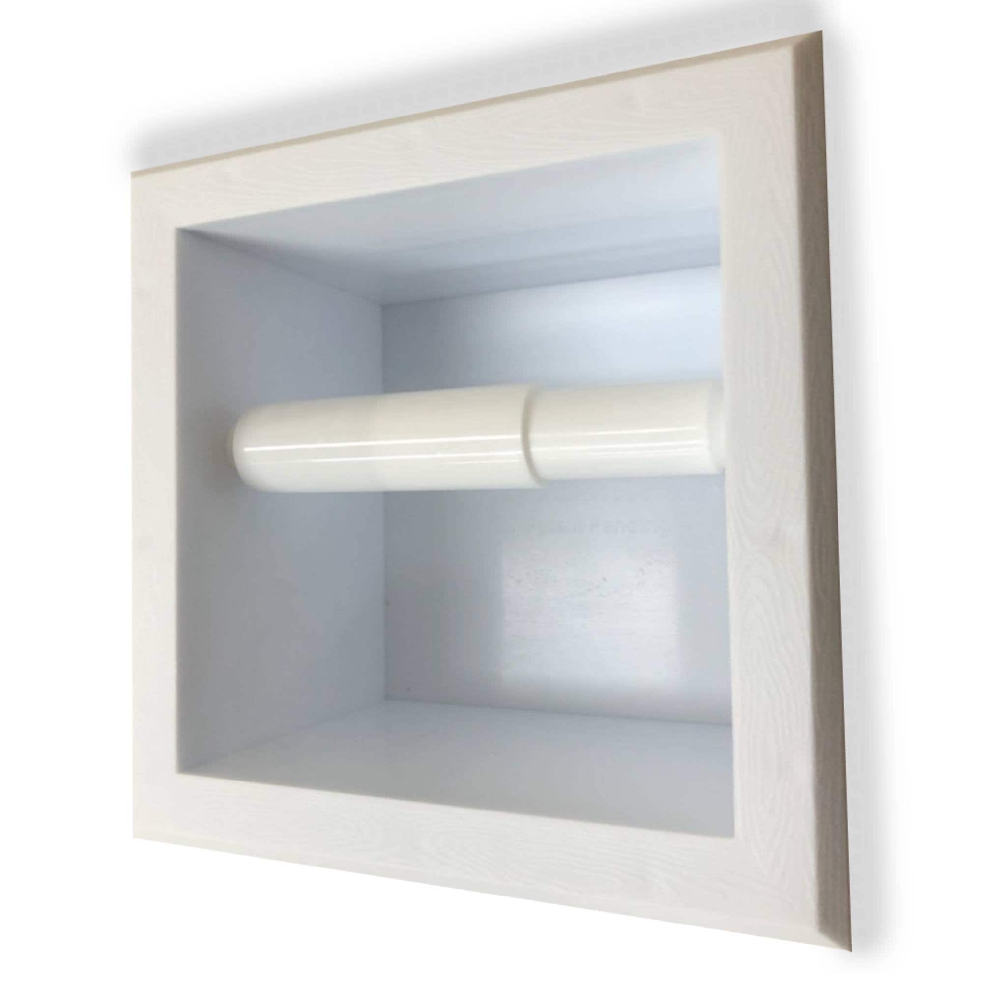 Rebel-7 recessed in wall plastic toilet paper holder - 5.5 x 5.5 - Image 11
