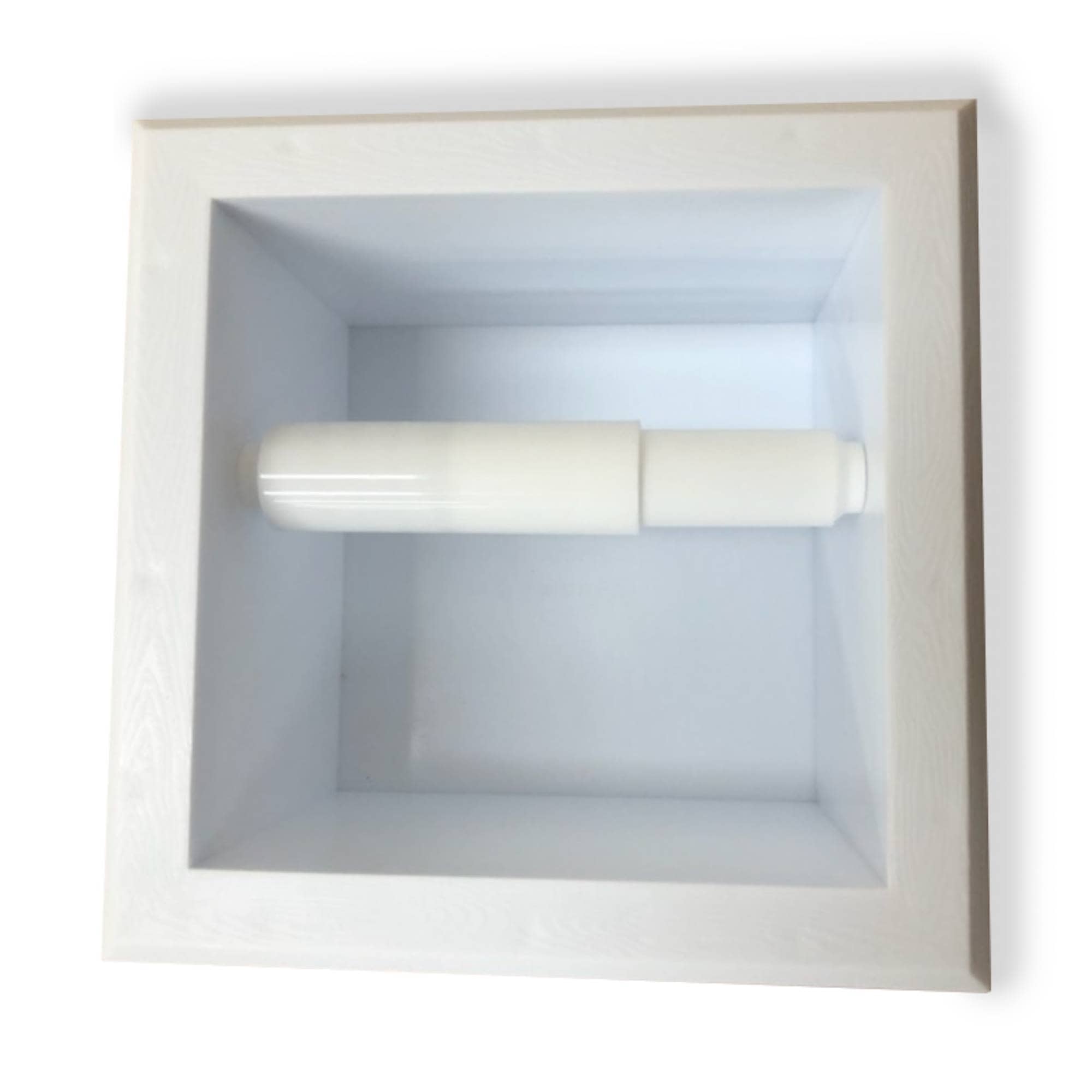 Rebel-7 recessed in wall plastic toilet paper holder - 5.5 x 5.5 - Image 14