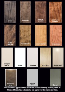 Paint swatches